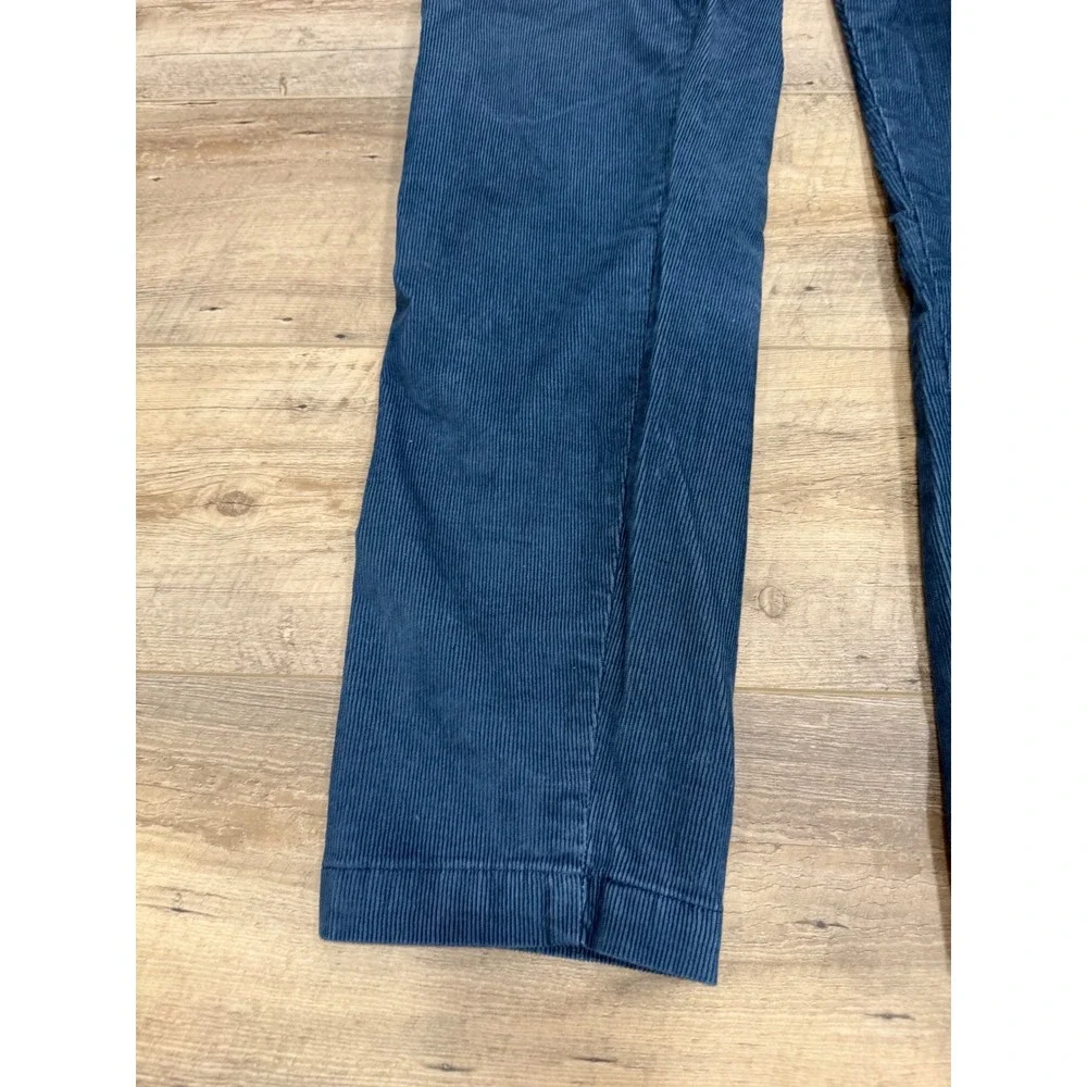 Levis XX Chino Standard Taper Corduroy Pants Mens 32x34 Navy Blue Trousers